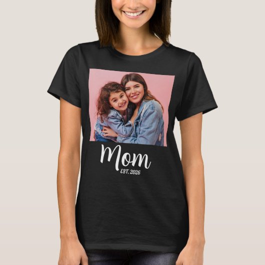 Mom Established フォトギフト Tシャツ (正面)