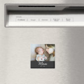 Mom Established フォト 母の日 マグネット (インサイチュ (食洗機))