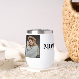 Mom Established ブラックタイポグラフィー 写真ギフト