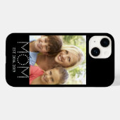 Mom Established ブラックフォト Case-Mate iPhoneケース (裏面 (横))