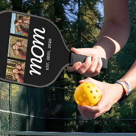 Mom Established モダンな太字スクリプト 黒 3枚の写真 ピックルボールラケット