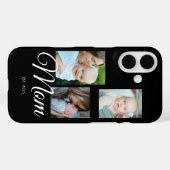 Mom Established モダンスクリプト ブラック 3 写真 Case-Mate iPhoneケース (裏面 (横))