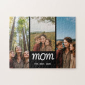 Mom Established モダンスクリプト 3 写真 ジグソーパズル (横)