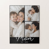 Mom Established モダンスクリプト 3 写真 ジグソーパズル (縦)