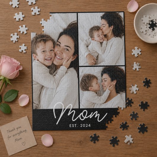 Mom Established モダンスクリプト 3 写真 ジグソーパズル