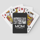 Mom Established 太字 ブラック 3 写真 トランプ (裏面)