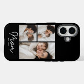 Mom Established 文字 黒 3枚 写真入り Case-Mate iPhoneケース (裏面 (横))