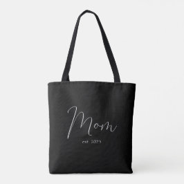 Mom Established 新米ママギフトトートバッグ トートバッグ