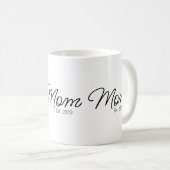 Mom Established 新米ママギフト コーヒーマグカップ (正面右)