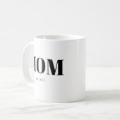 Mom Established 新米ママギフト コーヒーマグ コーヒーマグカップ (正面左)