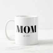 Mom Established 新米ママギフト コーヒーマグ コーヒーマグカップ (左)
