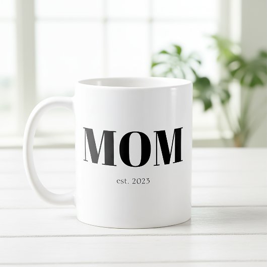 Mom Established 新米ママギフト コーヒーマグ コーヒーマグカップ