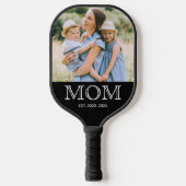 Mom Established 楽しい写真 ピックルボールラケット (正面)