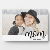 Mom Established 母の日ギフト 写真 フォトプラーク (正面)