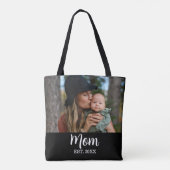 Mom Established 母の日フォトギフト トートバッグ (裏面)
