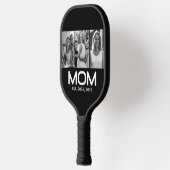Mom Established 黒 3 写真  ピックルボールラケット (左)