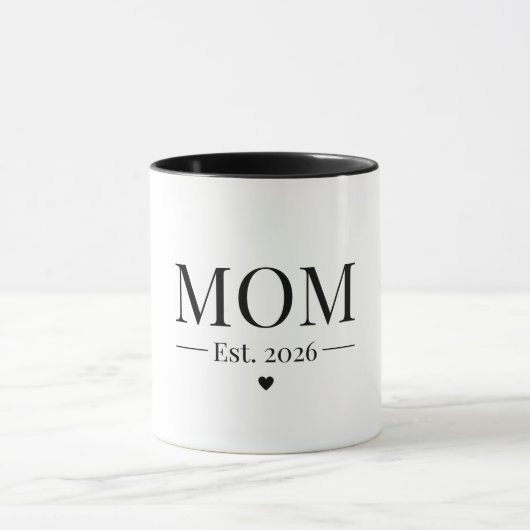 Mom Established 2026 マグカップ (中央)