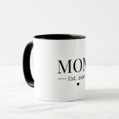 Mom Established 2026 マグカップ (正面左)