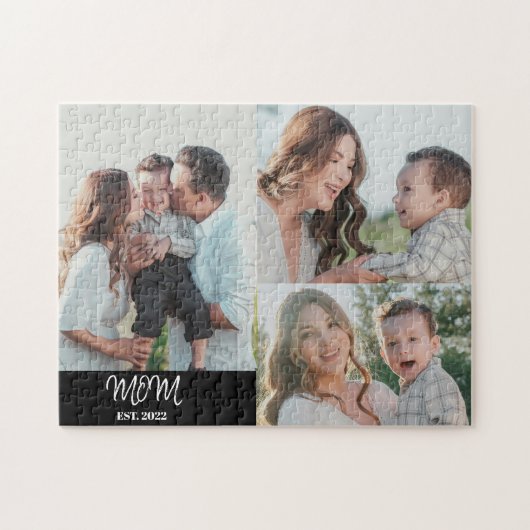 Mom Established、3枚の写真のジグソーパズル ジグソーパズル (横)