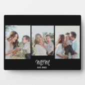 Mom Established 3枚写真プレート フォトプラーク (正面)