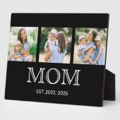 Mom Established 3 写真 ブラック フォトプラーク (側面)
