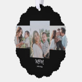 Mom Established, 3-Photo Ornament Card オーナメントカード (左)