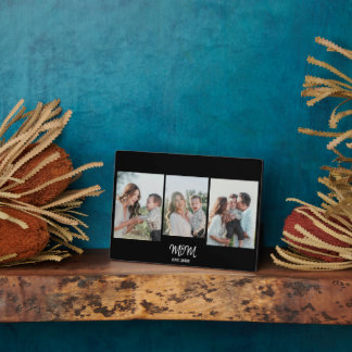 Mom Established, 3-Photo Plaque フォトプラーク