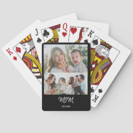 Mom Established, 3-Photo Poker Cards トランプ