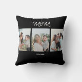 Mom Established, 3-Photo Throw Pillow クッション (裏面)