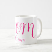 Mom Established Big Script New Mom Gift コーヒーマグカップ (正面右)