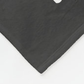 Mom Established Black Modern Script Photo フリースブランケット (角)