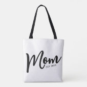 Mom Established Black Script トートバッグ (裏面)