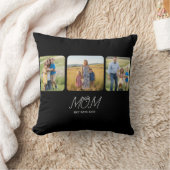 Mom Established Black Script 3 Photo   クッション (ブランケット)