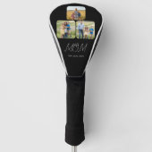 Mom Established Black Script 3 Photo   ゴルフヘッドカバー (正面)