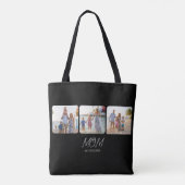 Mom Established Black Script 3 Photo  Tote Bag トートバッグ (裏面)