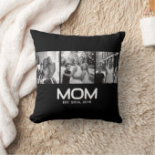 Mom Established Bold Black 3 Photo クッション (ブランケット)