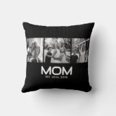 Mom Established Bold Black 3 Photo クッション (裏面)