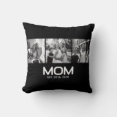Mom Established Bold Black 3 Photo クッション (正面)
