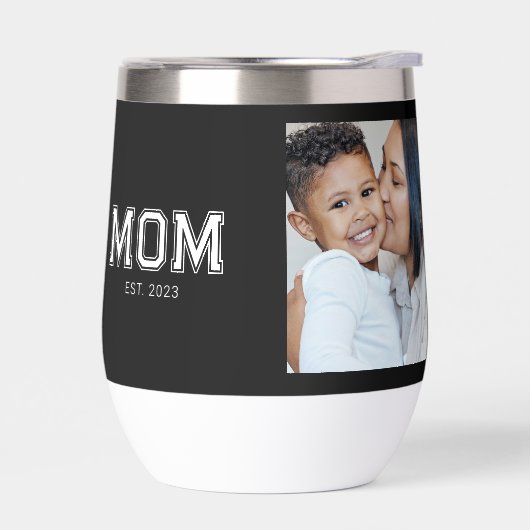 Mom Established Bold Black Photo Thermal (左面)