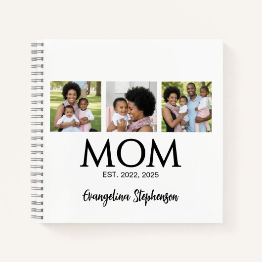 Mom Established Caps 3 Photo Journal ノートブック (正面)