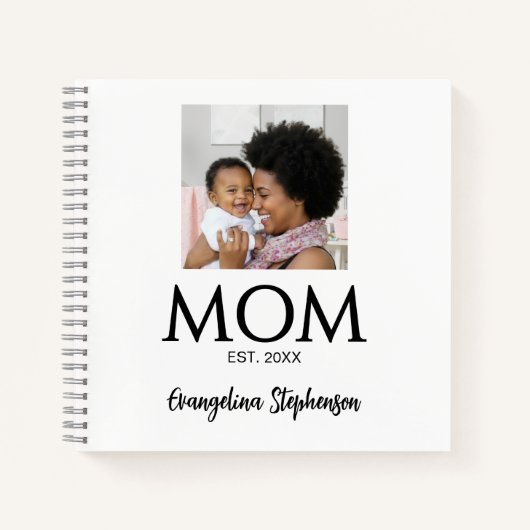Mom Established Caps Journal for Moms ノートブック (正面)