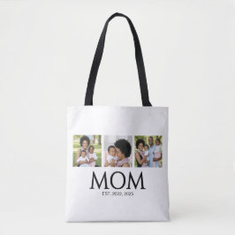 Mom Established Caps White 3 Photo Tote Bag トートバッグ