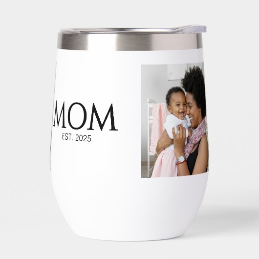 Mom Established Caps White Photo (左面)