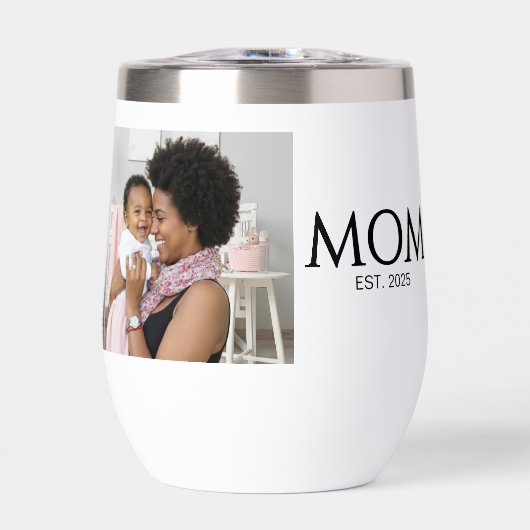 Mom Established Caps White Photo (正面)