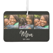 Mom Established Elegant Script Black 3 Photo  カーエアーフレッシュナー (裏面)