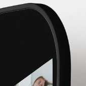 Mom Established Elegant Script Black 3 Photo ピックルボールラケット (左詳細)