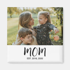 Mom Established Est. フォト 母の日 マグネット
