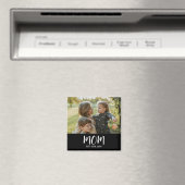 Mom Established Est. Photo Mother's Day マグネット (インサイチュ (食洗機))