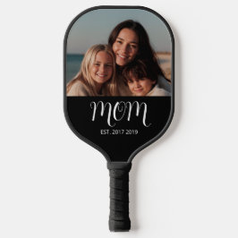Mom Established Fun Script Photo  ピックルボールラケット