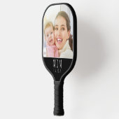 Mom Established Fun Script Photo ピックルボールラケット (左)